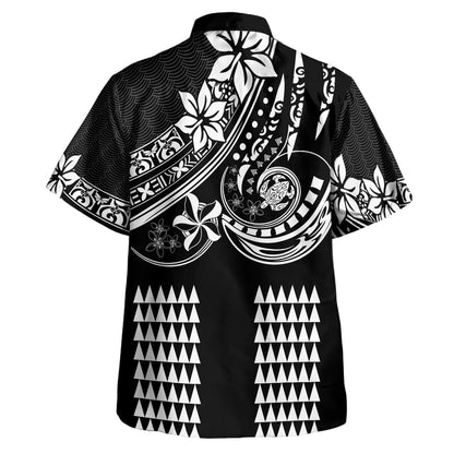 Polynesian Hawaiian Shirt - The Flow Of Ocean White