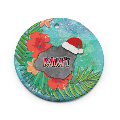 Hawaii Ceramic Ornament Christmas KauaÊ»i Island