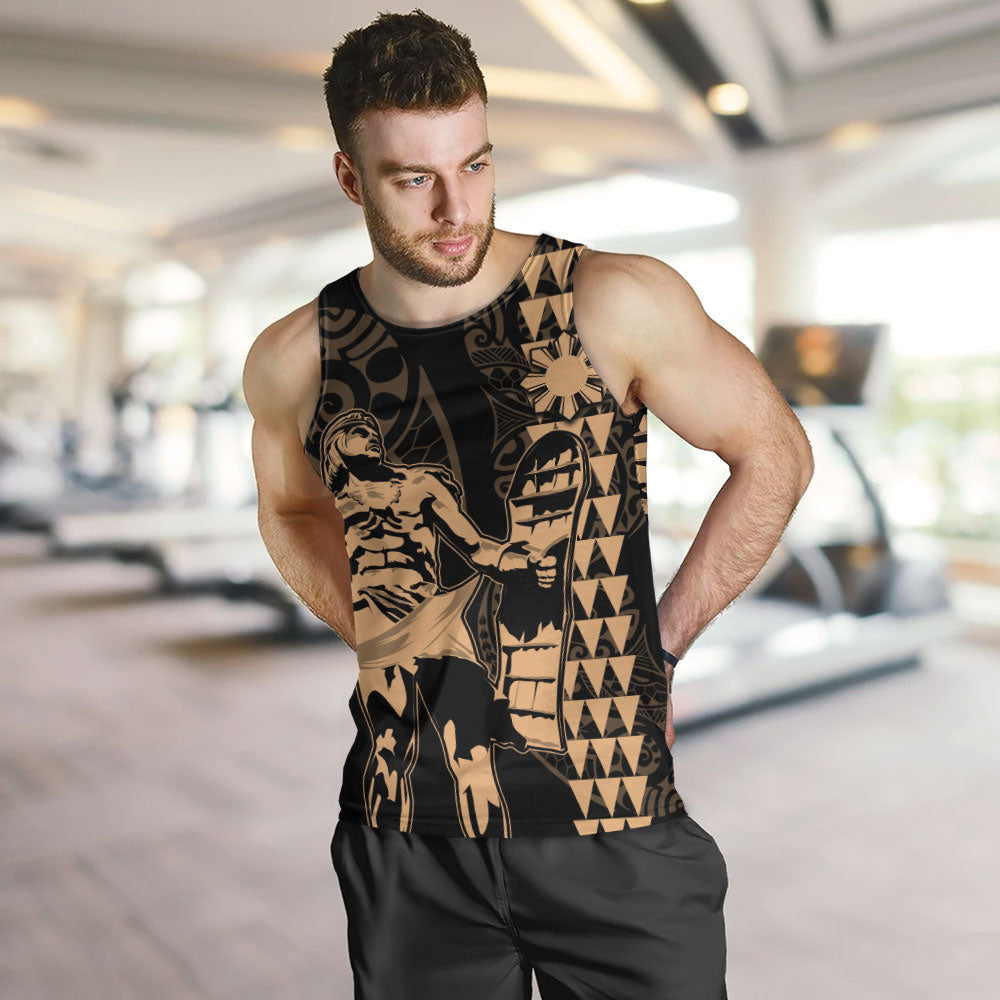 Philippines Filipinos Tank Top Lapu Lapu Kakau Style