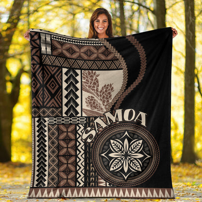 Samoa Premium Blanket Samoan Siapo Motif Classic Style