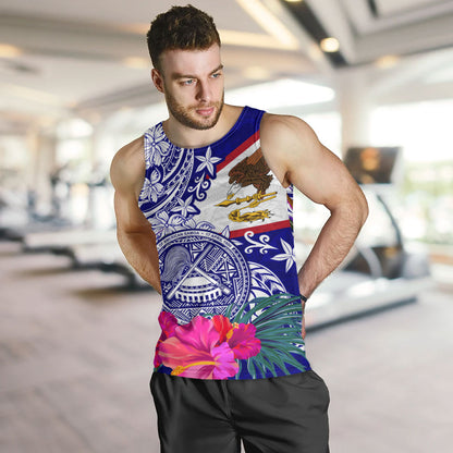 American Samoa Tank Top Flag Tribal Tropical Style