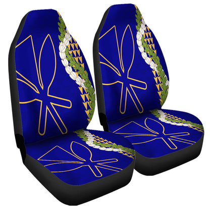 Hawaii Car Seat Covers Kanaka Maoli Puakenikeni Maile Flower Lei