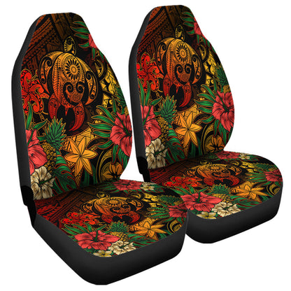 Hawaii Car Seat Covers Tribal Polynesia Sea Turtle Design Pacific Dream