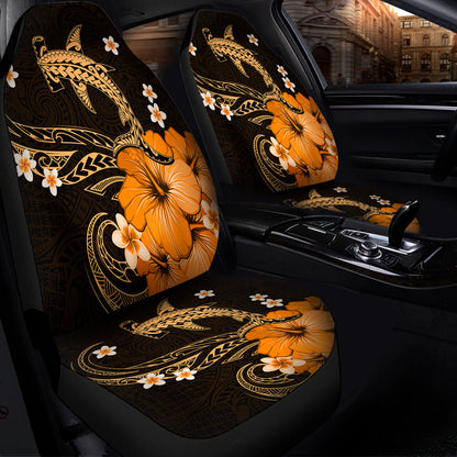 Hawaii Car Seat Covers Shark Polynesia Tribal Tattoo