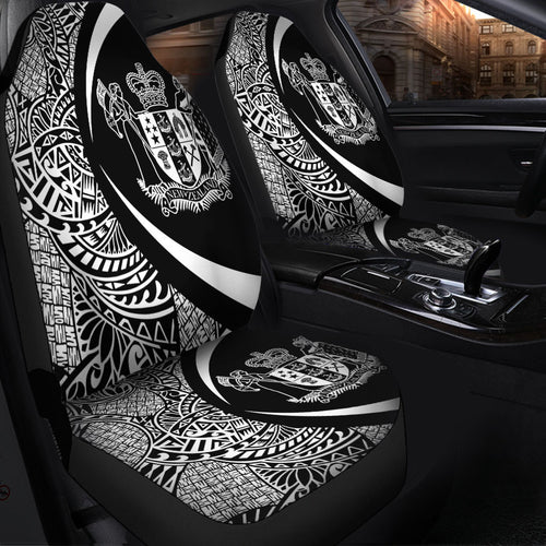 New Zealand Car Seat Covers Lauhala White Circle Style