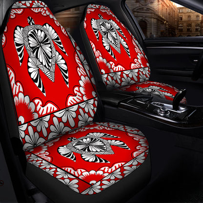 Tonga Car Seat Covers Tapa Turtle Design