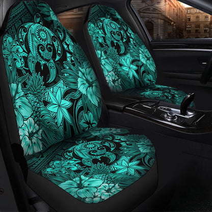 Hawaii Car Seat Covers Tribal Polynesia Sea Turtle Design Pacific Dream