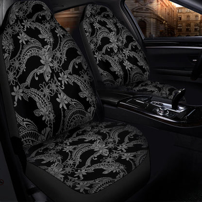 Hawaii Car Seat Covers Polynesian Print Fabric And Flower