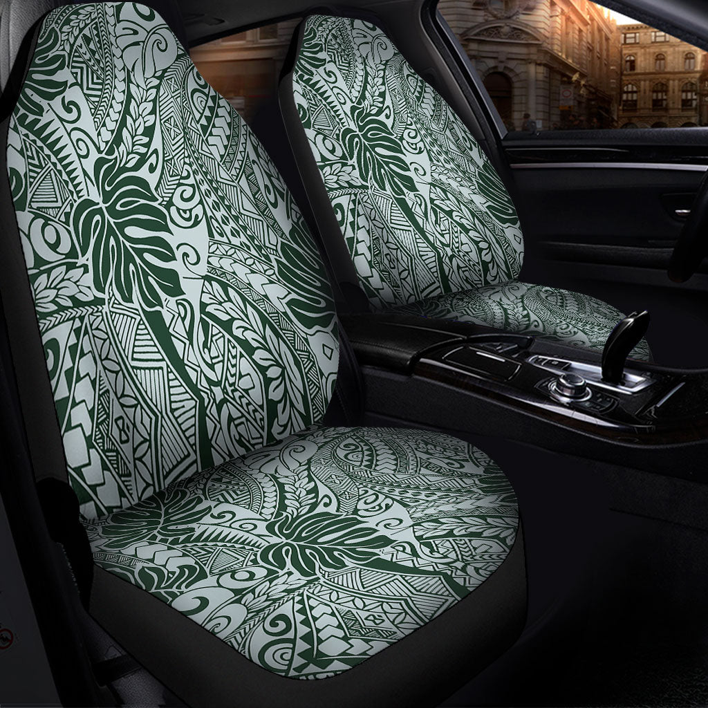 Hawaii Car Seat Covers Tribal Pattern Leaf