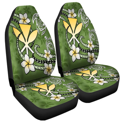 Hawaii Car Seat Covers Kanaka And Turtle Map Plumeria Polynesia