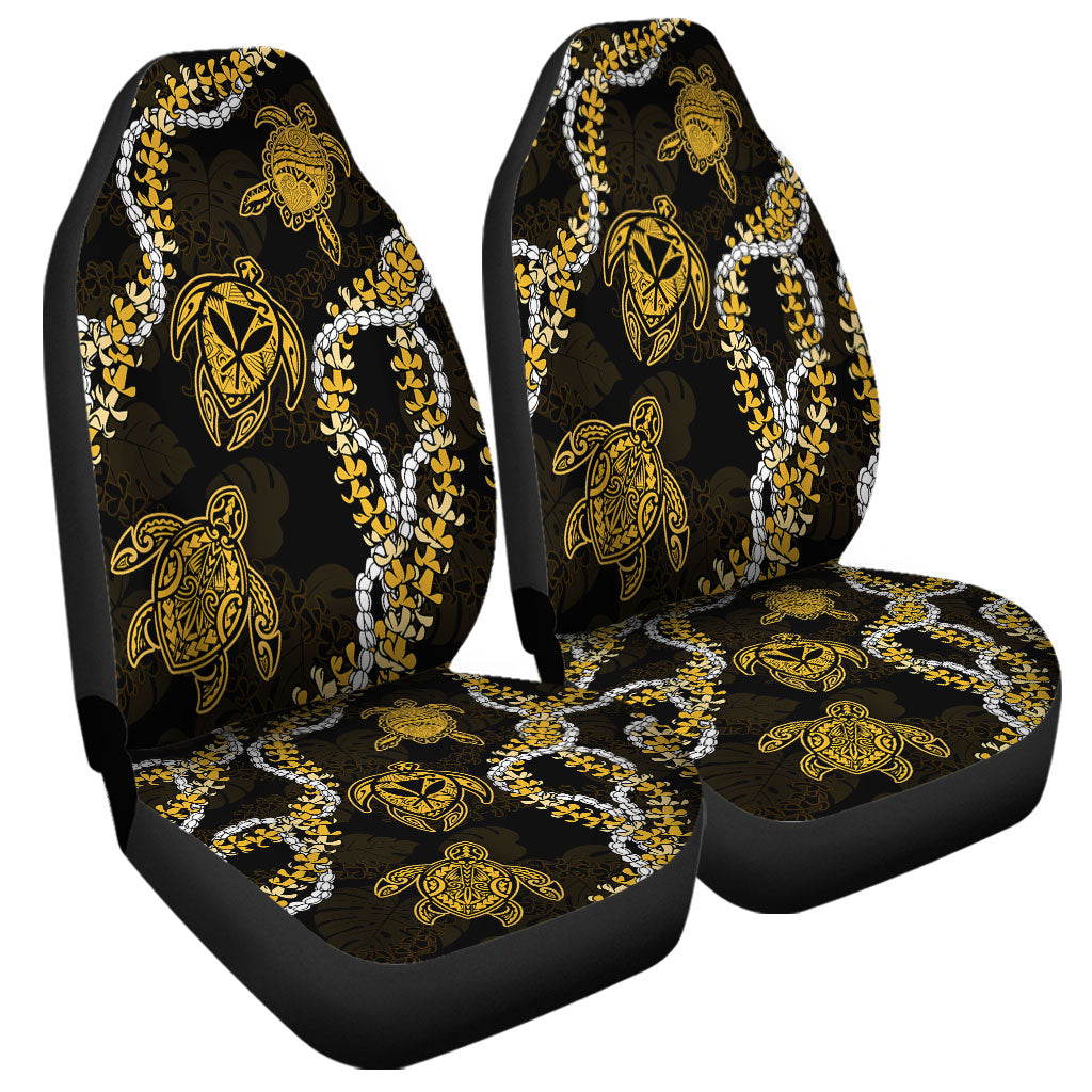 Hawaii Car Seat Covers Kanaka Maoli Floral Puakenikeni Lei