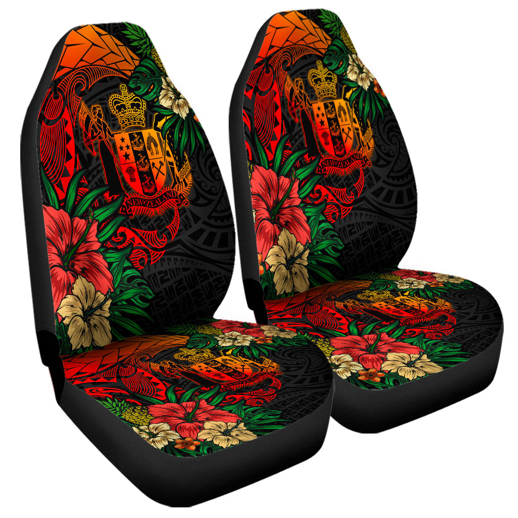 New Zealand Car Seat Covers Polynesian Coat Of Arms Tropical