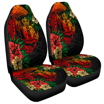 New Zealand Car Seat Covers Polynesian Coat Of Arms Tropical
