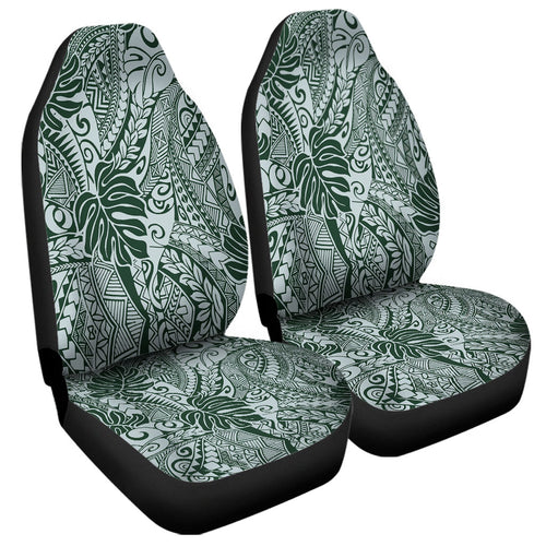 Hawaii Car Seat Covers Tribal Pattern Leaf
