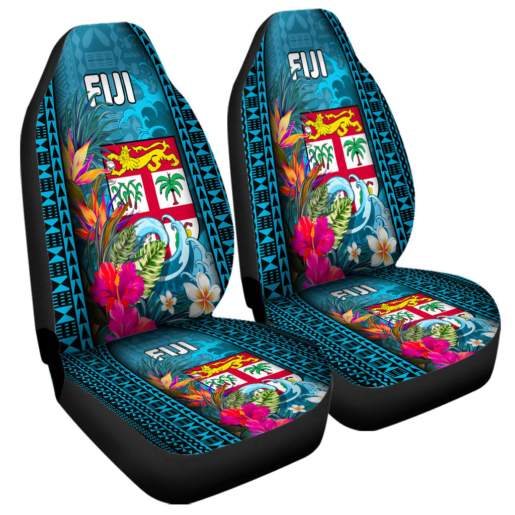 Fiji Car Seat Covers Bula Islands Wave Tropical
