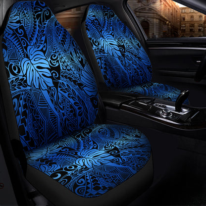 Hawaii Car Seat Covers Tribal Polynesian Pattern Leaf