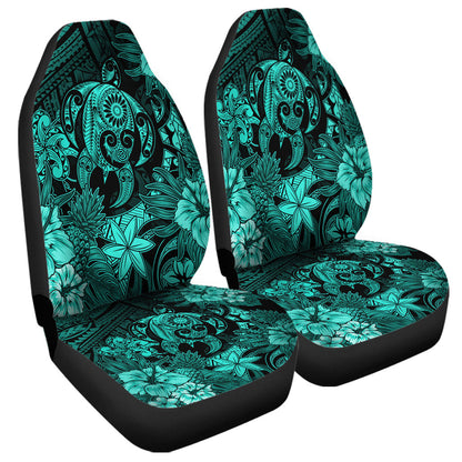 Hawaii Car Seat Covers Tribal Polynesia Sea Turtle Design Pacific Dream