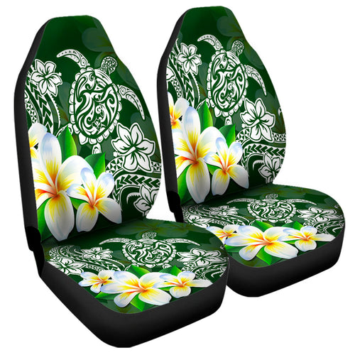 Hawaii Car Seat Covers Polynesian Turtle Tattoo Plumeria Original Style