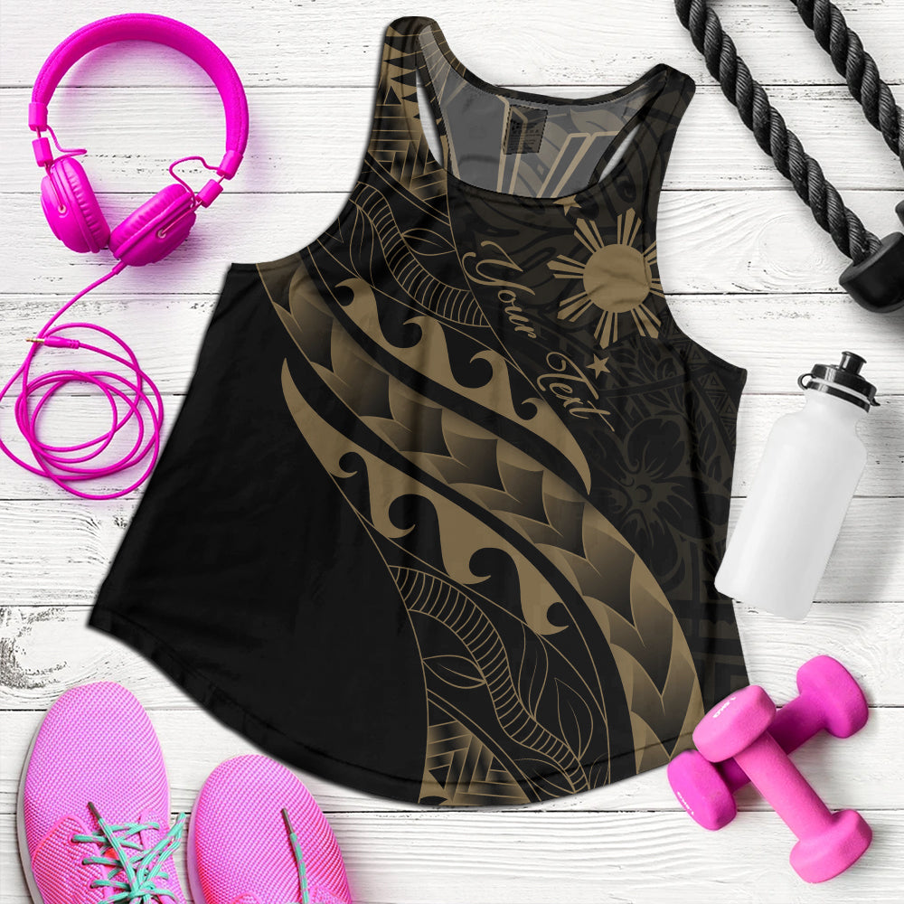 Philippines Filipinos Women Tank Custom Island Tribal Tattoos