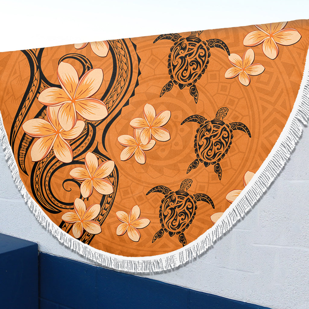 Hawaii Beach Blanket Tribal Tattoo Polynesia Plumeria Flower