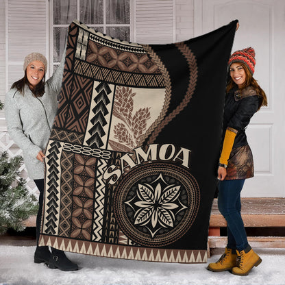 Samoa Premium Blanket Samoan Siapo Motif Classic Style