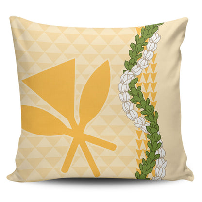 Hawaii Pillow Cases Kanaka Maoli Puakenikeni Maile Flower Lei