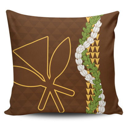 Hawaii Pillow Cases Kanaka Maoli Puakenikeni Maile Flower Lei