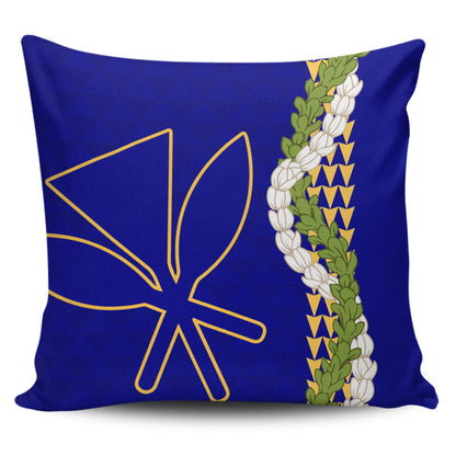 Hawaii Pillow Cases Kanaka Maoli Puakenikeni Maile Flower Lei