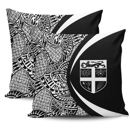 Fiji Pillow Cover Lauhala White Circle Style
