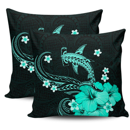 Hawaii Pillow Cover Shark Polynesia Tribal Tattoo