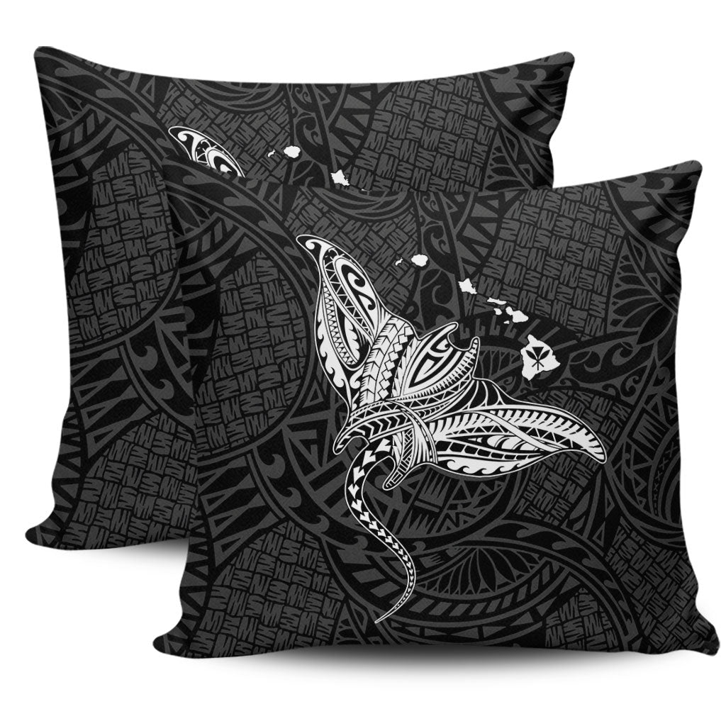 Hawaii Pillow Cases Hawaiian Map Polynesian Tribal Ray Tattoo
