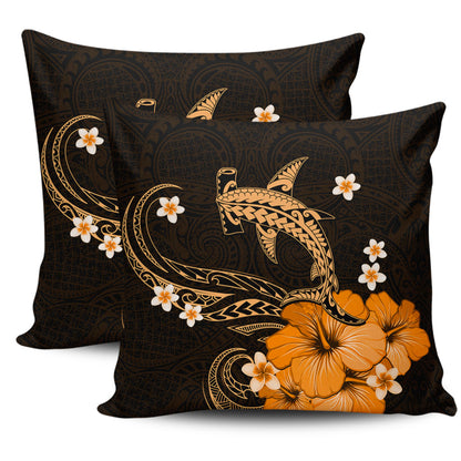 Hawaii Pillow Cover Shark Polynesia Tribal Tattoo