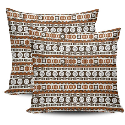Fiji Pillow Cases Tapa Masi Pattern