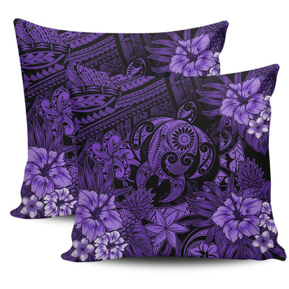 Hawaii Pillow Cases Tribal Polynesia Sea Turtle Design Pacific Dream