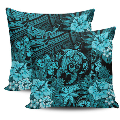 Hawaii Pillow Cases Tribal Polynesia Sea Turtle Design Pacific Dream