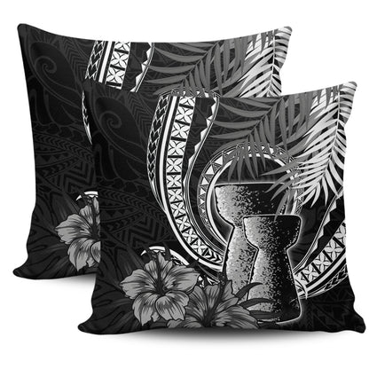 Guam Pillow Cover Tribal Latte Stone Tropical Style