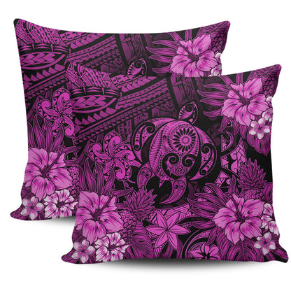 Hawaii Pillow Cases Tribal Polynesia Sea Turtle Design Pacific Dream