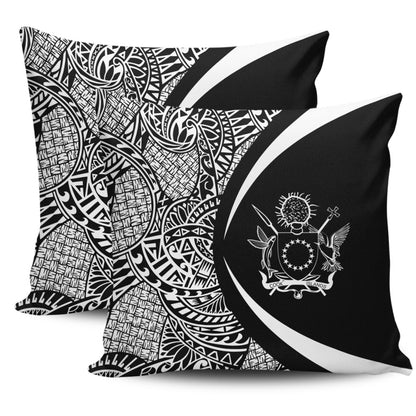 Cook Islands Pillow Cover Lauhala White Circle Style