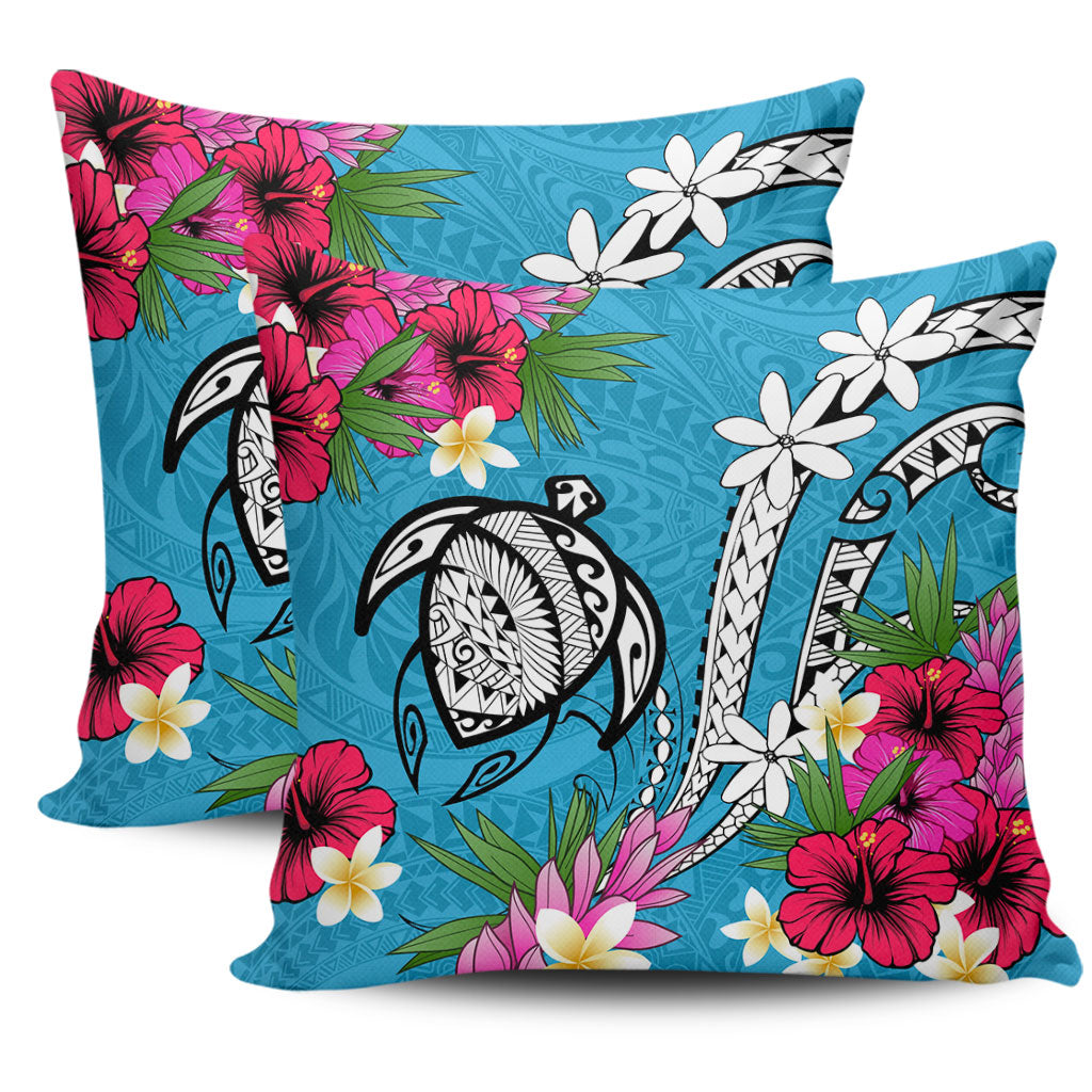 Hawaii Pillow Cover Tribal Polynesia Tropical Summer