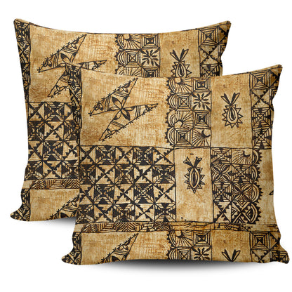 Tonga Pillow Cases Tapa Cloth Vintage