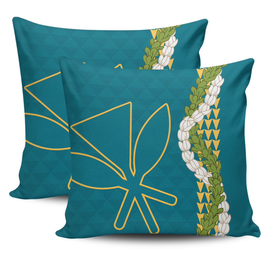Hawaii Pillow Cases Kanaka Maoli Puakenikeni Maile Flower Lei