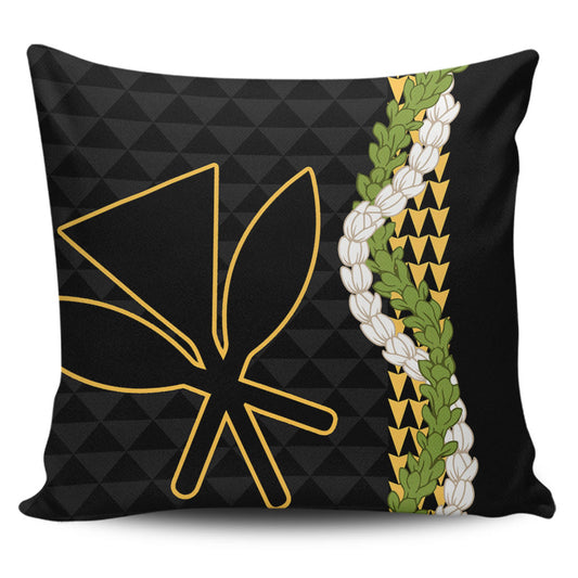 Hawaii Pillow Cases Kanaka Maoli Puakenikeni Maile Flower Lei