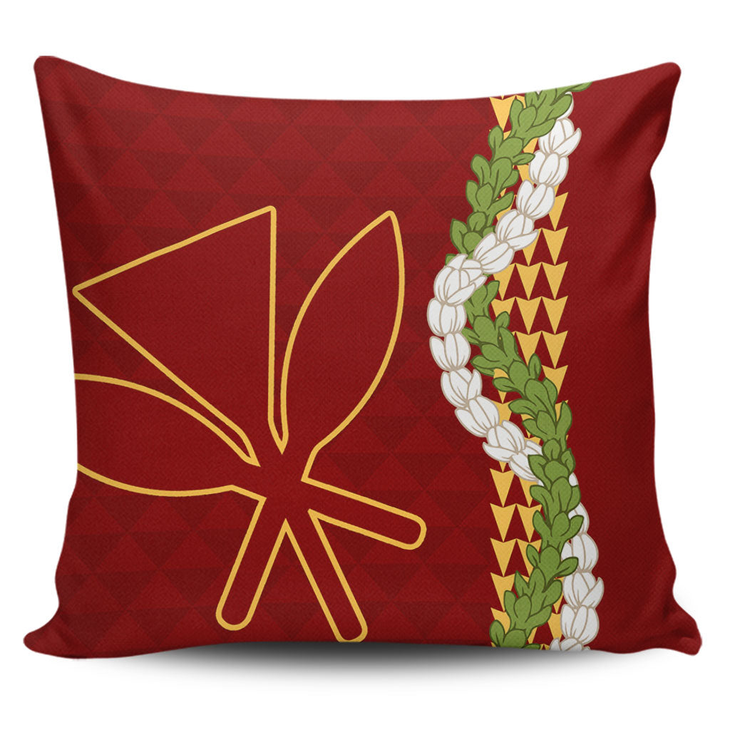 Hawaii Pillow Cases Kanaka Maoli Puakenikeni Maile Flower Lei