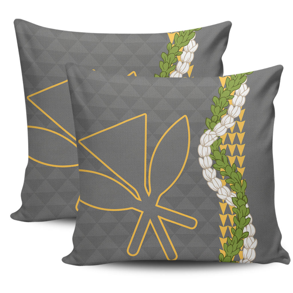 Hawaii Pillow Cases Kanaka Maoli Puakenikeni Maile Flower Lei