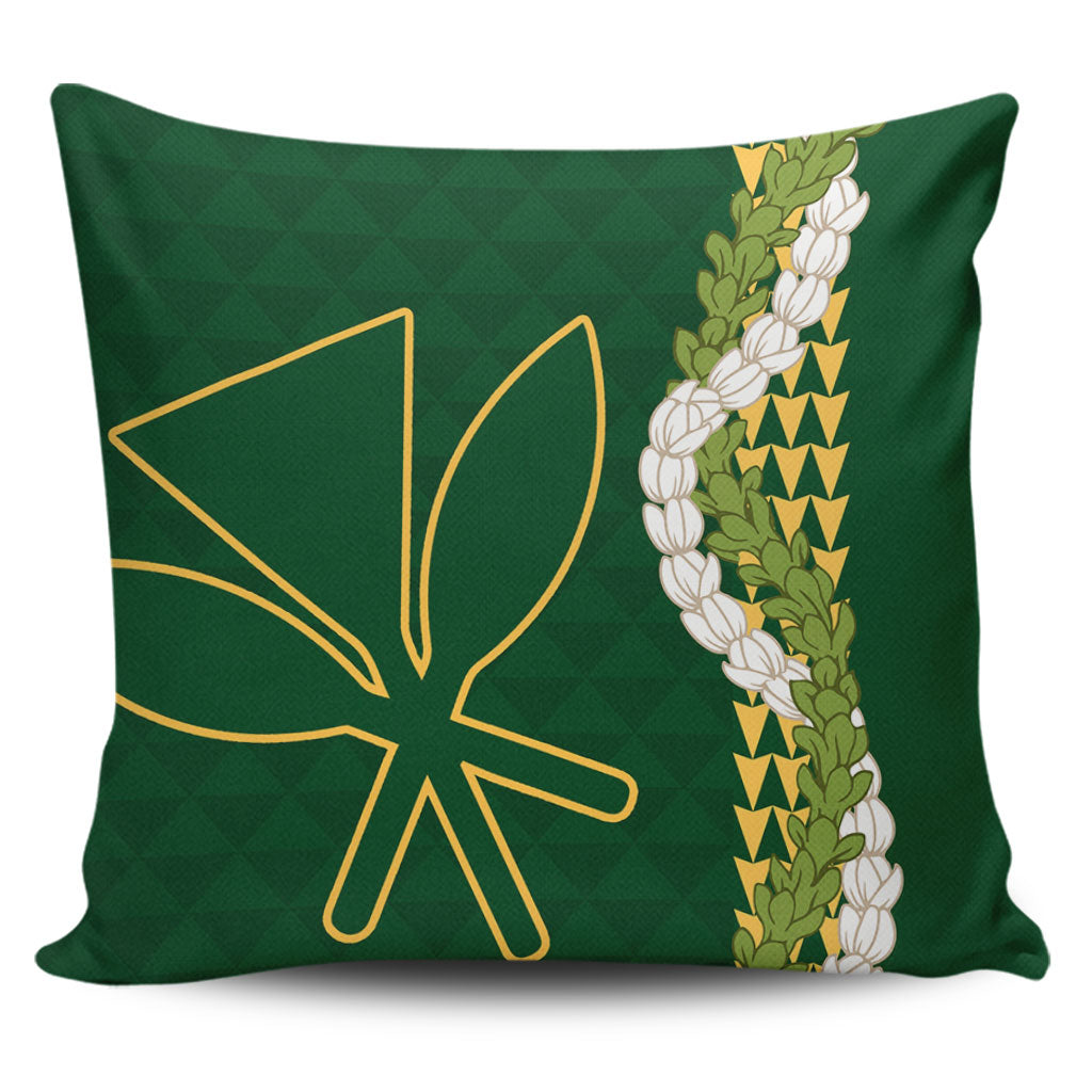 Hawaii Pillow Cases Kanaka Maoli Puakenikeni Maile Flower Lei