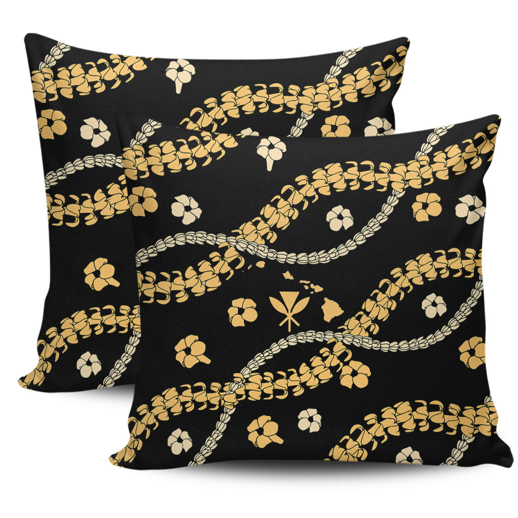 Hawaii Pillow Cover Curve Floral Lei
