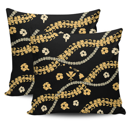Hawaii Pillow Cover Curve Floral Lei