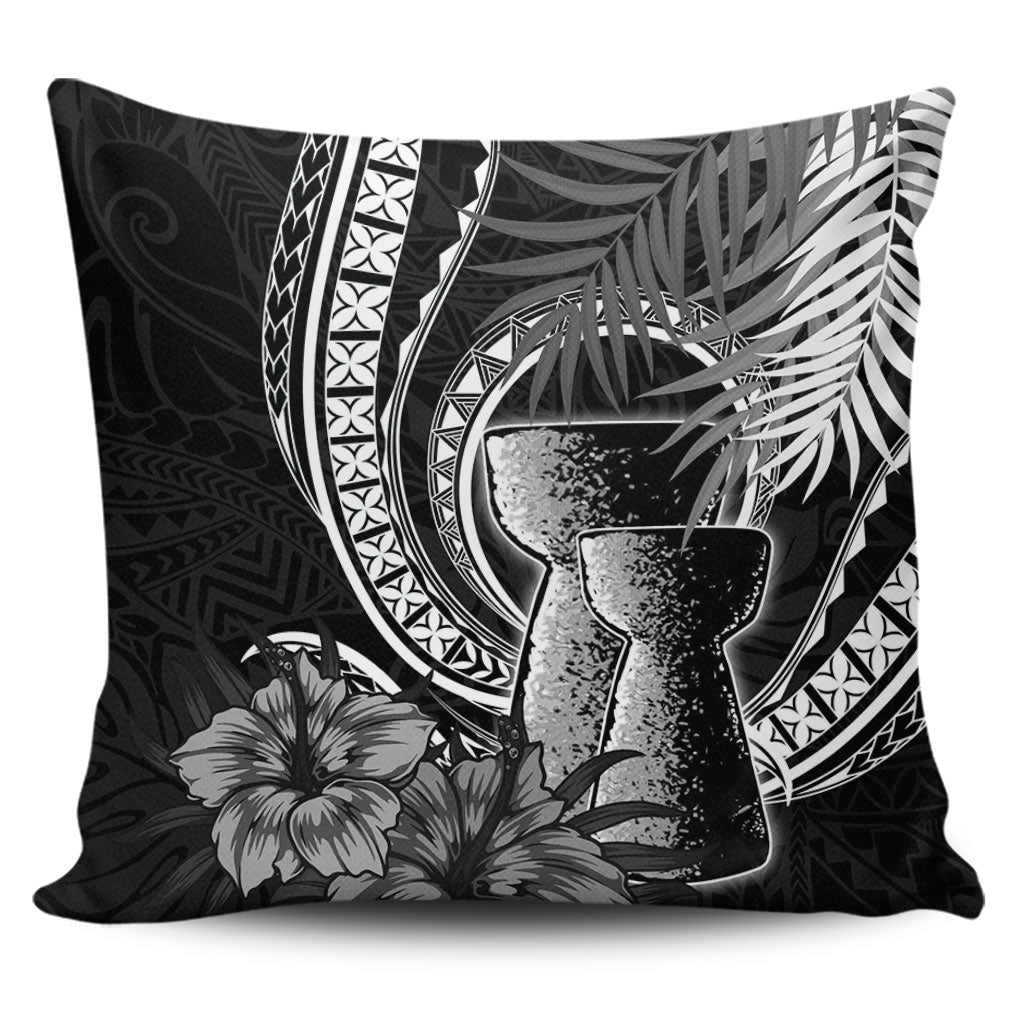 Guam Pillow Cover Tribal Latte Stone Tropical Style