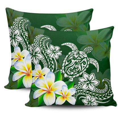Hawaii Pillow Cases Polynesian Turtle Tattoo Plumeria Original Style