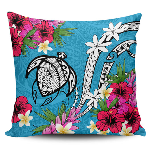 Hawaii Pillow Cover Tribal Polynesia Tropical Summer